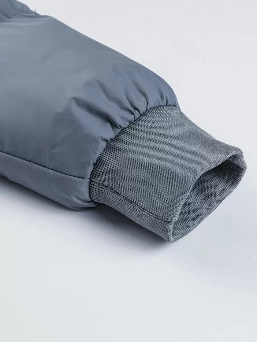 Casual Padded Jacket Khaki - 10