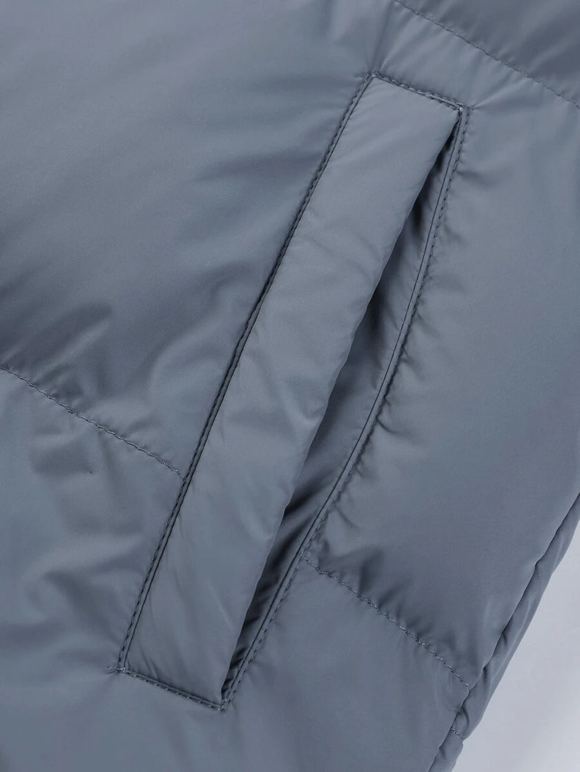 Casual Padded Jacket Khaki - 12