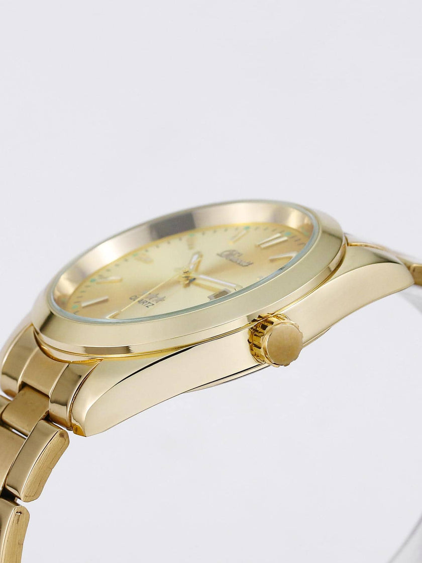 Round Business Watch Silver