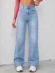 Retro Straight Leg Jeans