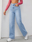 Retro Straight Leg Jeans