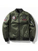 Reversible Bomber Jacket Army Green - 1
