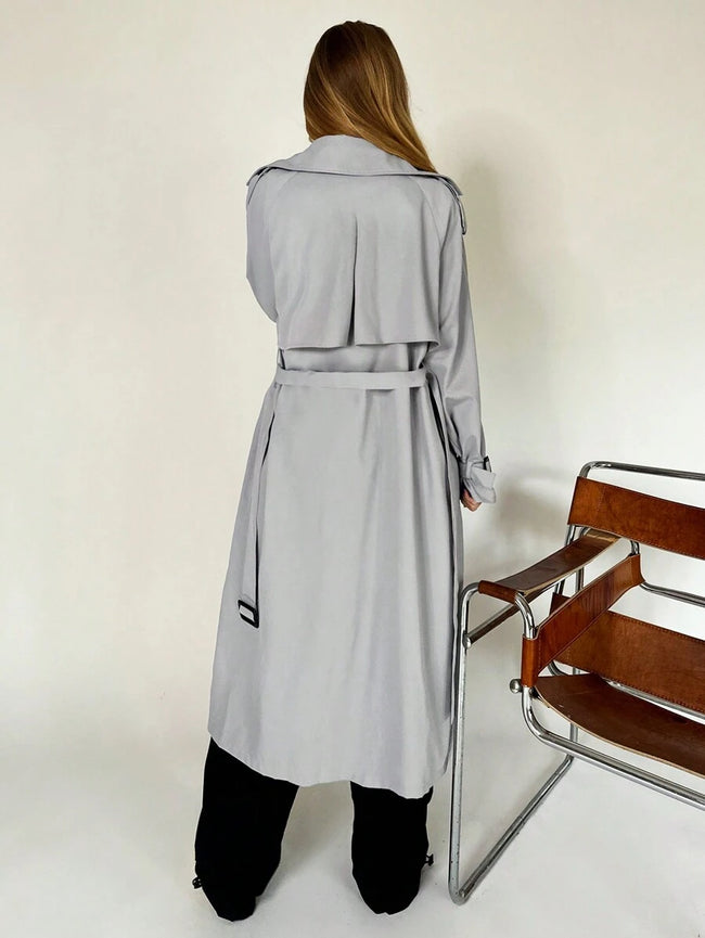 Casual Trench Coat Brown - 2