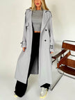 Casual Trench Coat Brown - 4