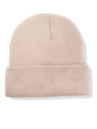 Beige Knitted Beanie