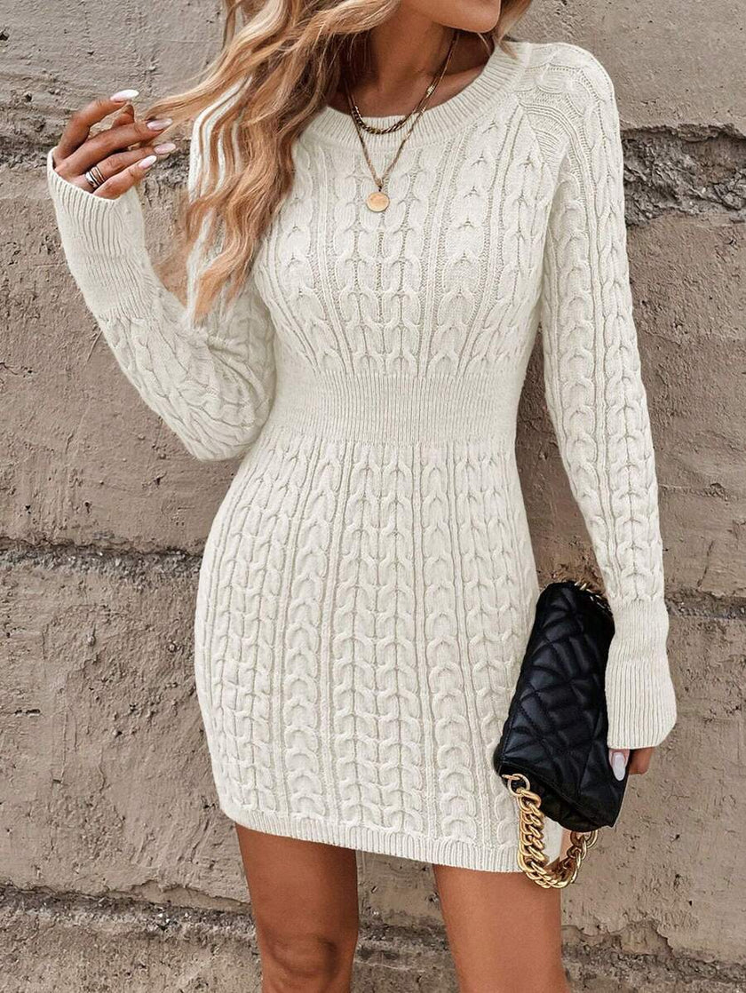 Emma – Winter Dress + Women’s - Cozy Casual | Sweater Dress - 17