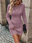 Emma – Winter Dress + Women’s - Cozy Casual | Sweater Dress - 25