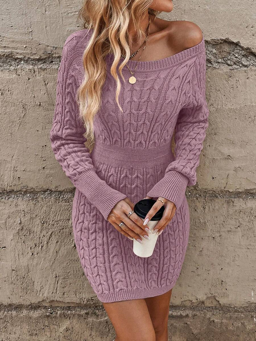 Emma – Winter Dress + Women’s - Cozy Casual | Sweater Dress - 29