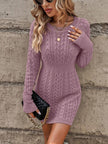 Emma – Winter Dress + Women’s - Cozy Casual | Sweater Dress - 30