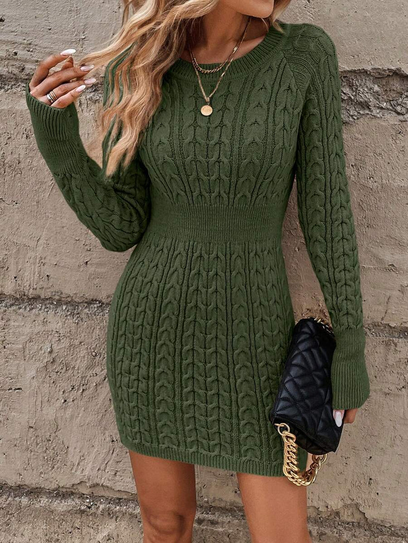 Emma – Winter Dress + Women’s - Cozy Casual | Sweater Dress - 40