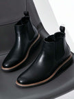 Chunky Chelsea Boots Brown - 1