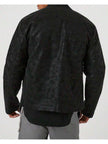 Faux Leather Trucker Jacket