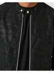 Faux Leather Trucker Jacket