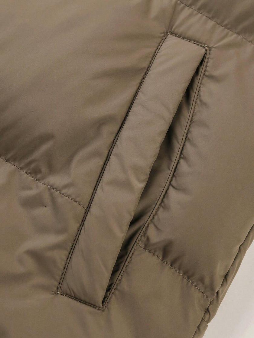 Casual Padded Jacket Khaki - 18