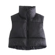Stylish Stand-Up Collar Vest