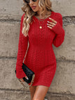 Emma – Winter Dress + Women’s - Cozy Casual | Sweater Dress - 60