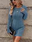 Emma – Winter Dress + Women’s - Cozy Casual | Sweater Dress - 21