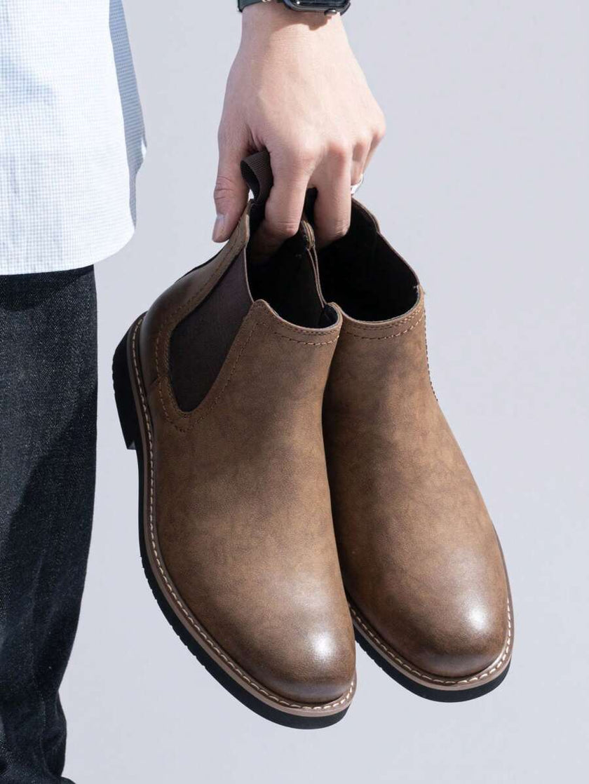 Chunky Chelsea Boots Brown - 9