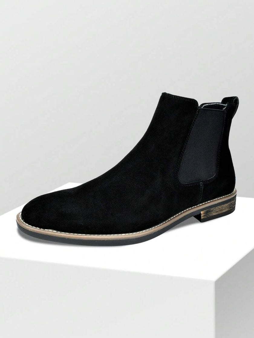 Suede Chelsea Boots Camel - 9
