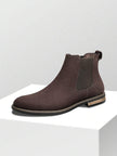 Suede Chelsea Boots Camel - 1