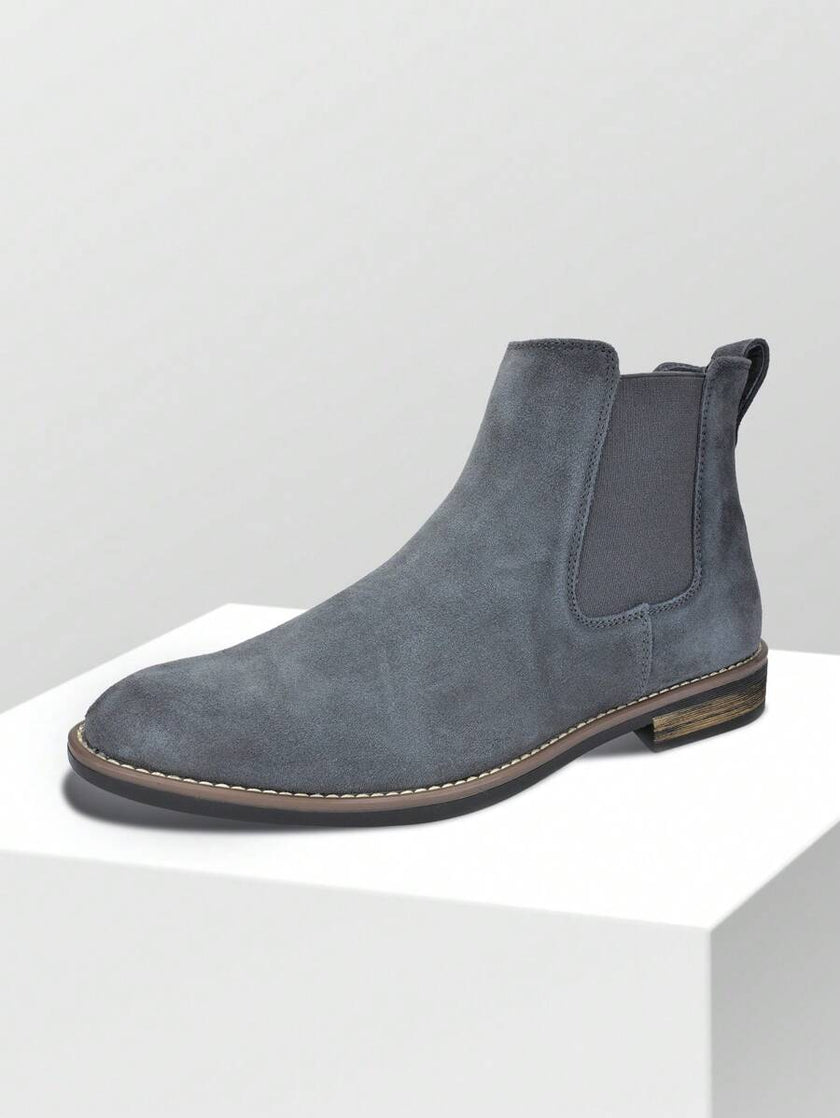 Suede Chelsea Boots Camel - 22