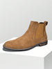 Suede Chelsea Boots Camel - 16