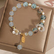 Peace & Joy Gemstone Bracelet – Blue Crystal & Amethyst Harmony