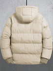 Casual Padded Jacket Khaki - 2