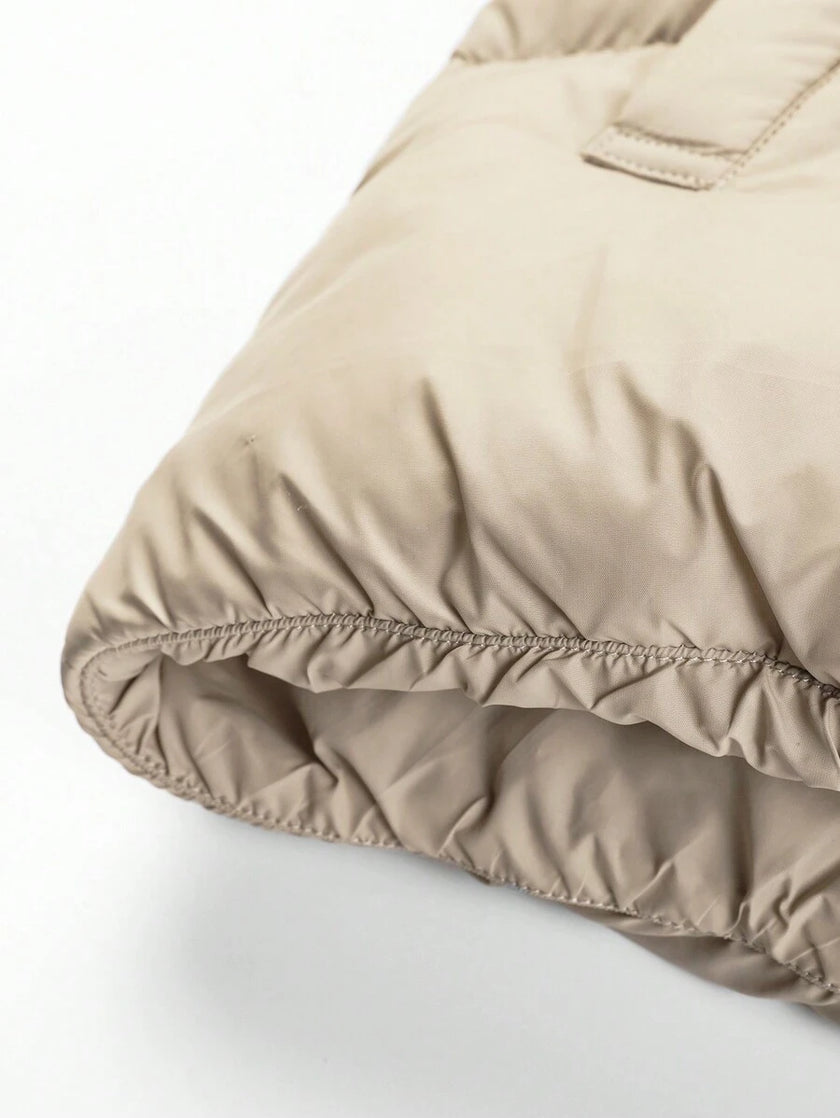 Casual Padded Jacket Khaki - 6