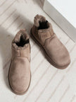 Plush Snowboots Ankle Khaki - 4