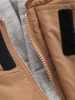 Padded Hooded Jacket Khaki - 5