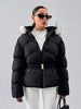 Padded Winter Coat Black - 1