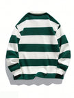 Striped Long Sleeve Sweatshirt - 12