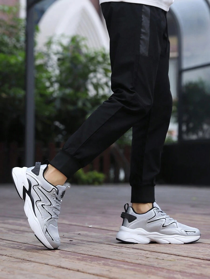 Breathable Chunky Sneakers Beige