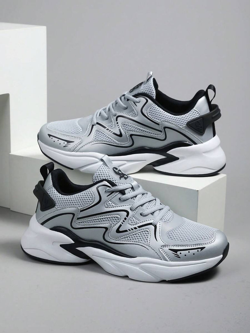 Breathable Chunky Sneakers Beige