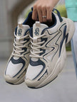 Breathable Chunky Sneakers Beige