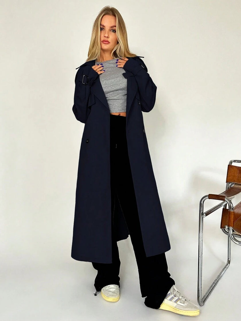 Casual Trench Coat Brown - 44