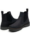 Chunky Black Chelsea Boots - 17