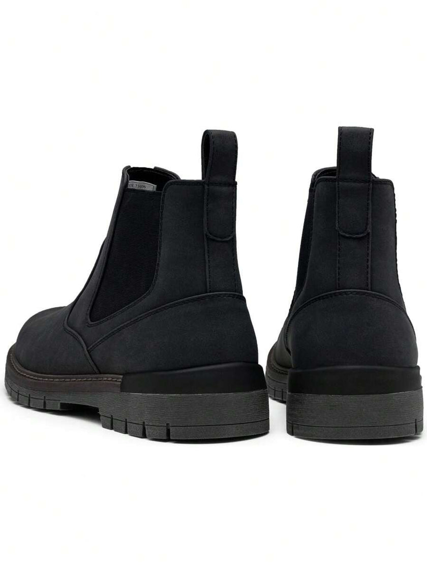 Chunky Black Chelsea Boots - 18