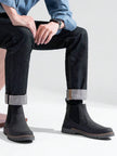 Chunky Black Chelsea Boots - 16
