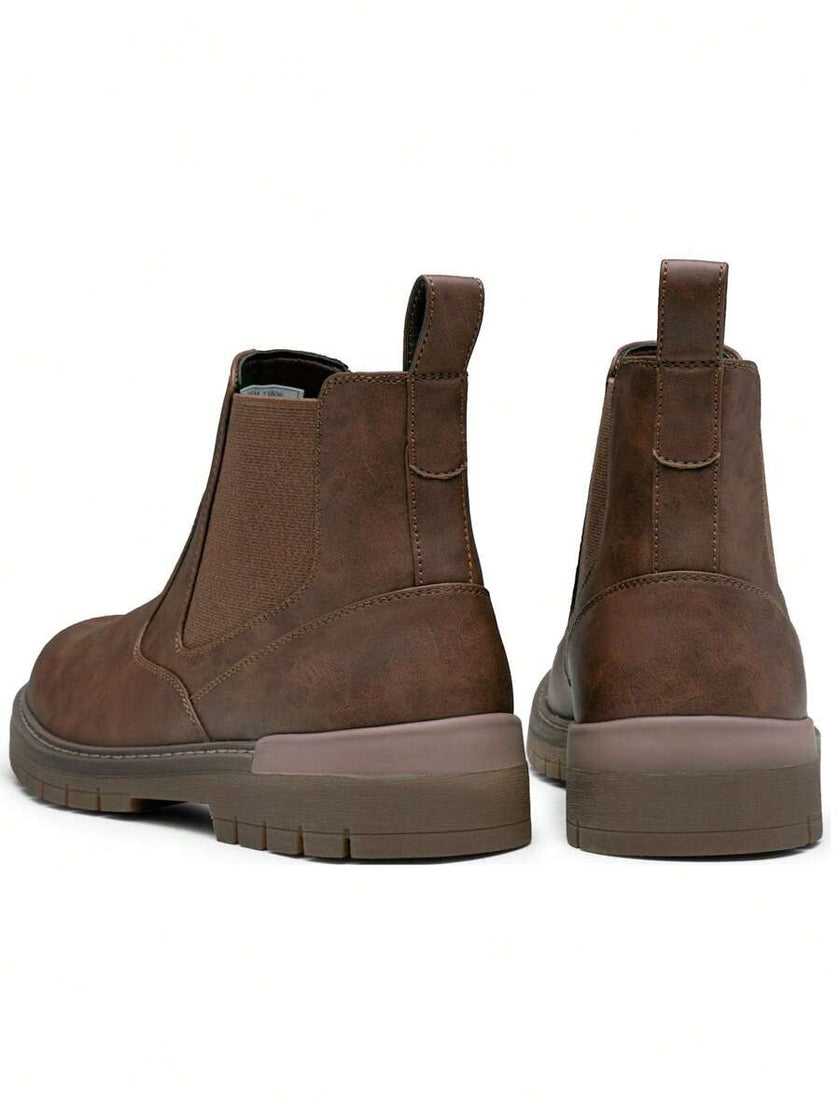 Chunky Black Chelsea Boots - 6