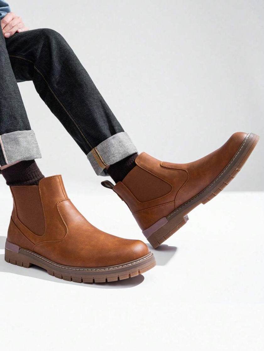 Chunky Black Chelsea Boots - 10