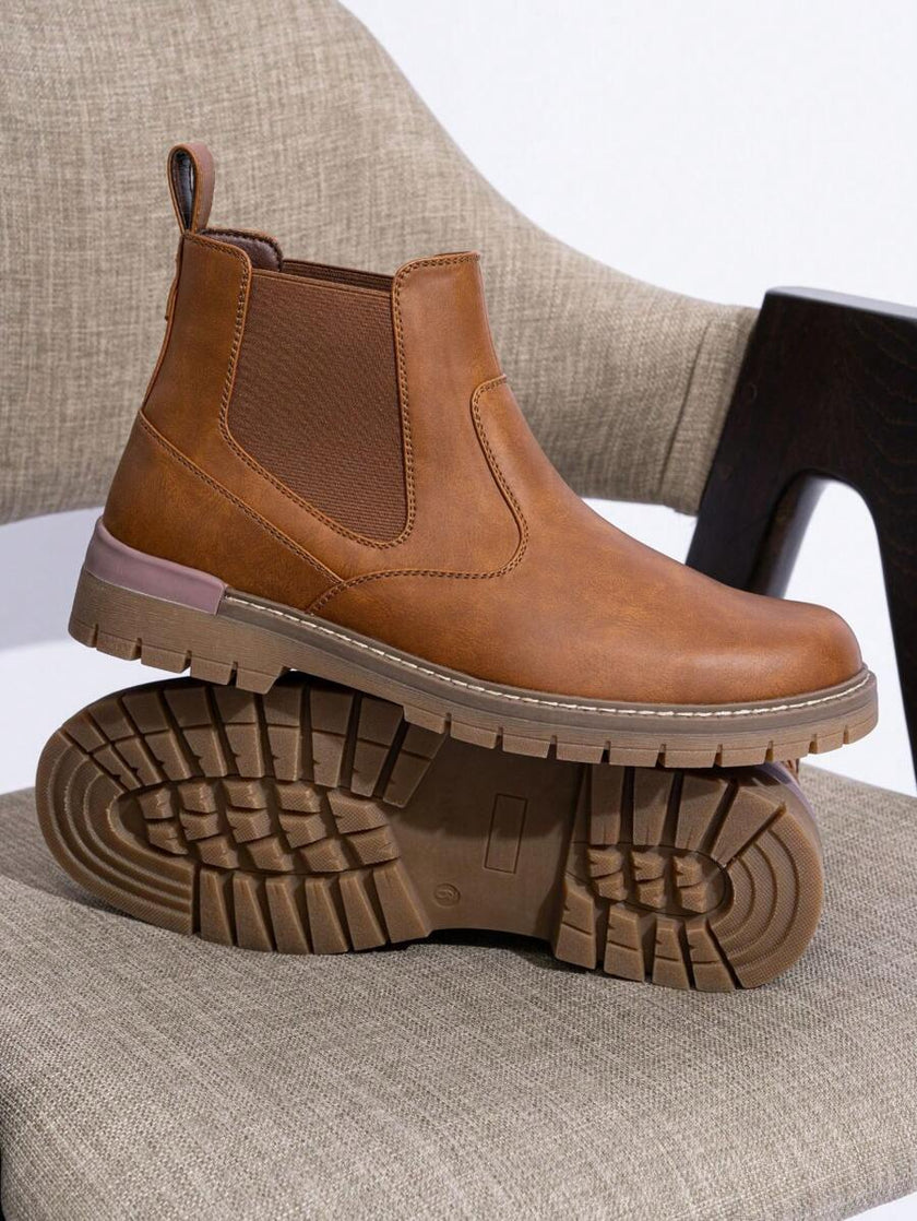 Chunky Black Chelsea Boots - 9