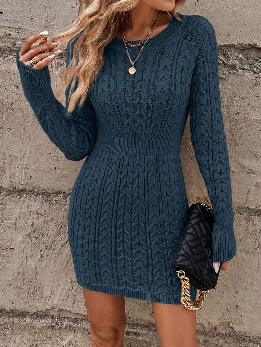 Emma – Winter Dress + Women’s - Cozy Casual | Sweater Dress - 72
