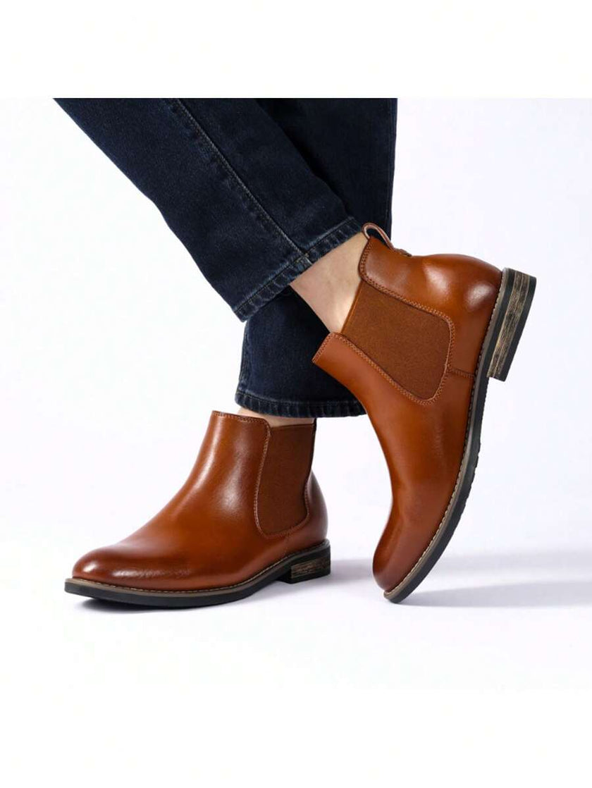 Suede Chelsea Boots Camel - 46