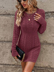 Emma – Winter Dress + Women’s - Cozy Casual | Sweater Dress - 78