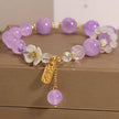 Peace & Joy Gemstone Bracelet – Blue Crystal & Amethyst Harmony