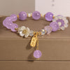 Peace & Joy Gemstone Bracelet – Blue Crystal & Amethyst Harmony