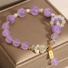 Peace & Joy Gemstone Bracelet – Blue Crystal & Amethyst Harmony