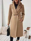 Camel Wool Blend Coat - 3